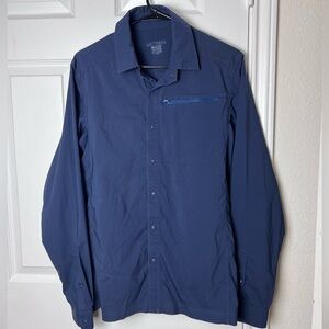 Arcteryx Men’s Skyline Button Up Long Sleeve Zipper Pocket